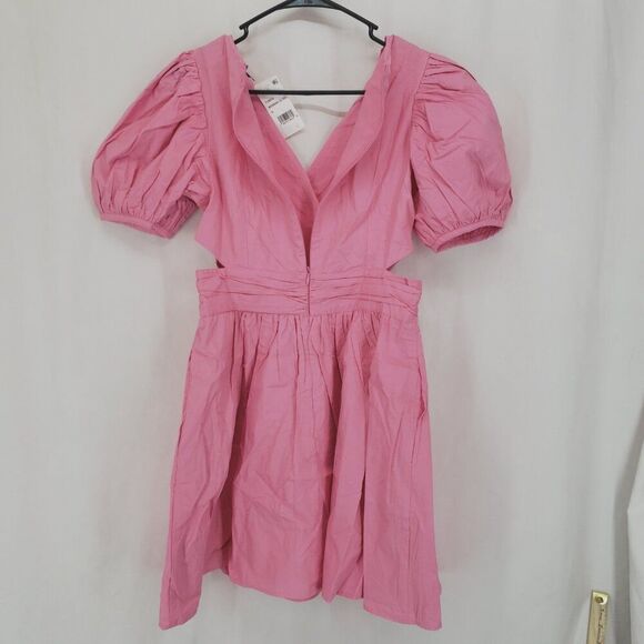 French Connection Pleated Mini fit & flare dress  Dress 6 *Flaw* (AS) - Picture 6 of 7